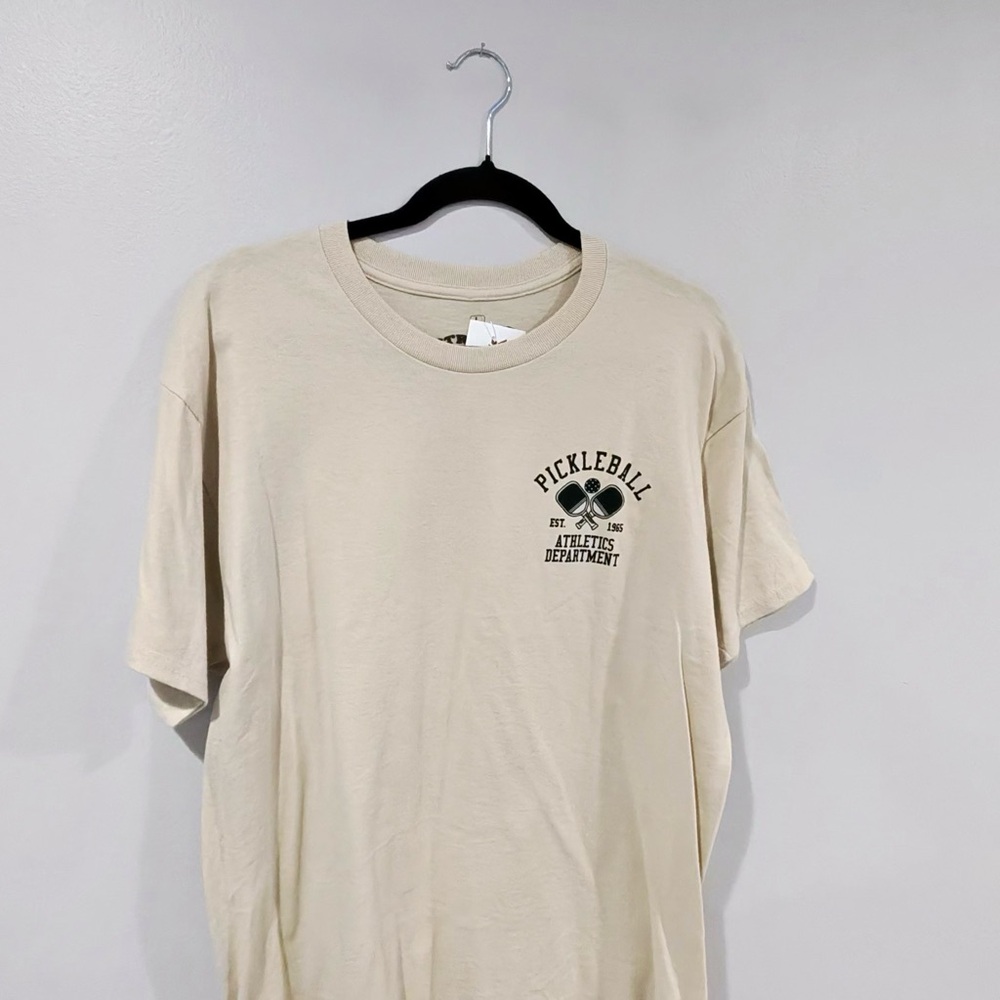 Men's Beige Athletic Tee
